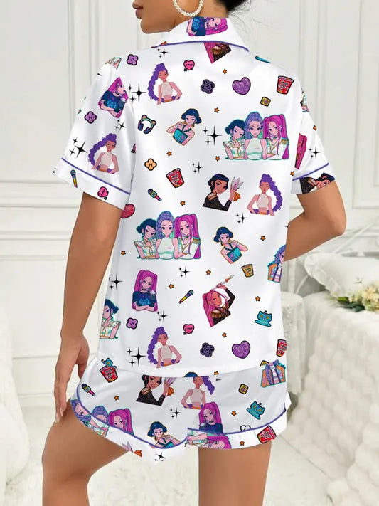 Kpop Demon Hunter Pajama Set